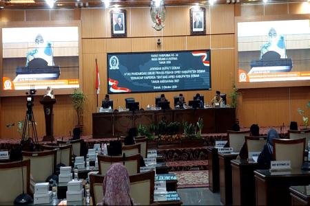 RAPAT PARIPURNA DPRD DEMAK KE-34 &