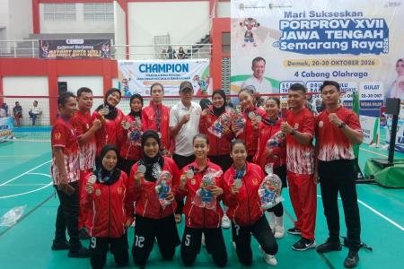 Sepaktakraw Kendal Sumbang Dua Medali 